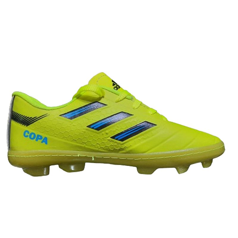 کتونی ورزشی استوک دار پسرانه و مردانه مدل ادیداس (adidas)| سایز30-44| رنگ سبز | فوتبال چمنی| دوردوخت — تصویر ۴