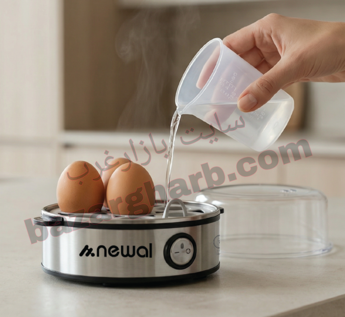 تخم مرغ پز 7 تایی نوال مدل EGG-3546 — تصویر ۴
