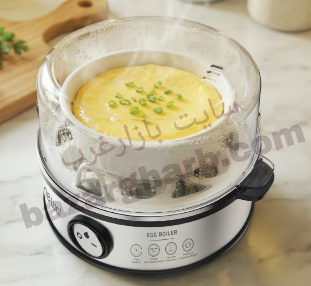 تخم مرغ پز 7 تایی نوال مدل EGG-3546 — تصویر ۵