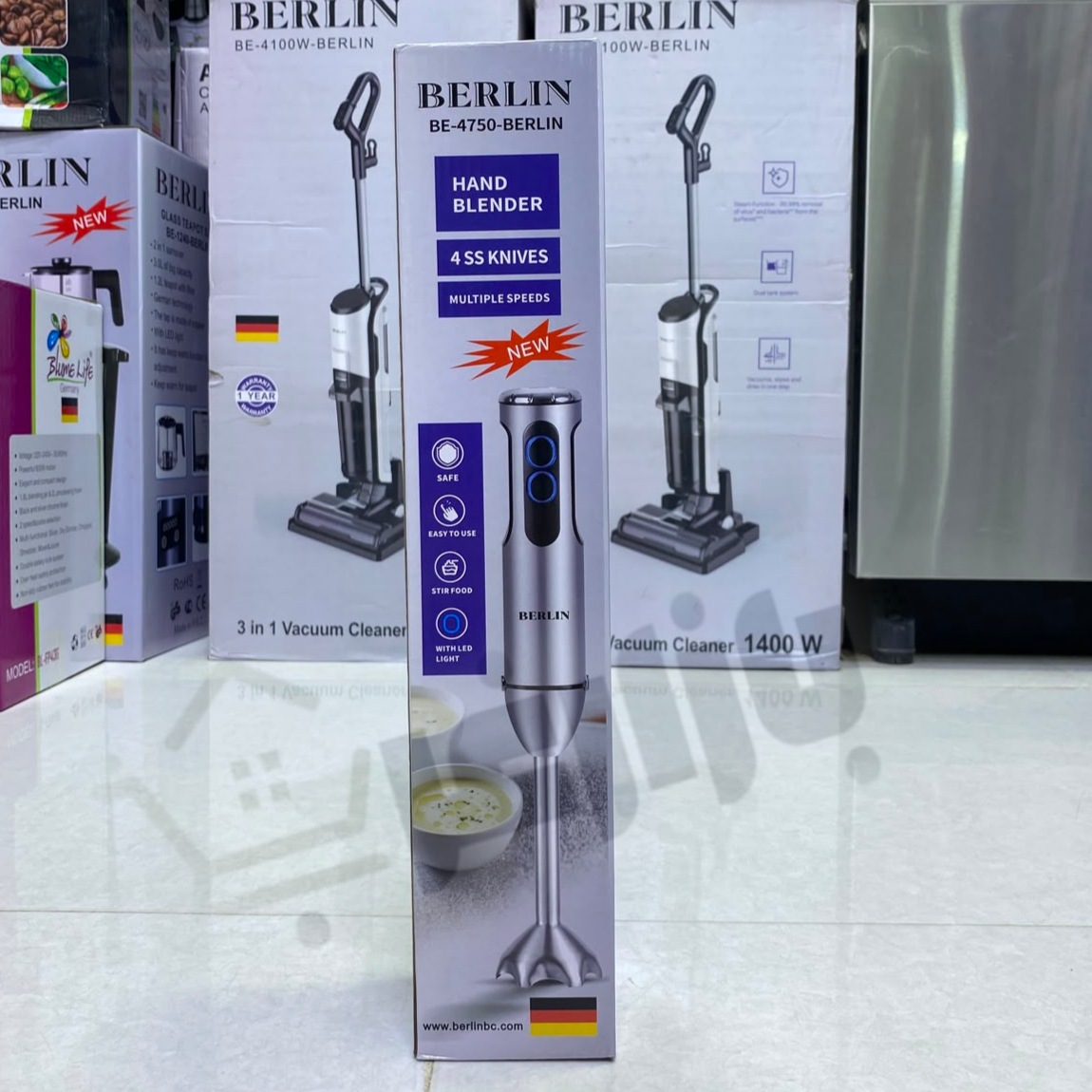گوشکوب برقی تک کاره برلین مدل BE-4750-BERLIN — تصویر ۳