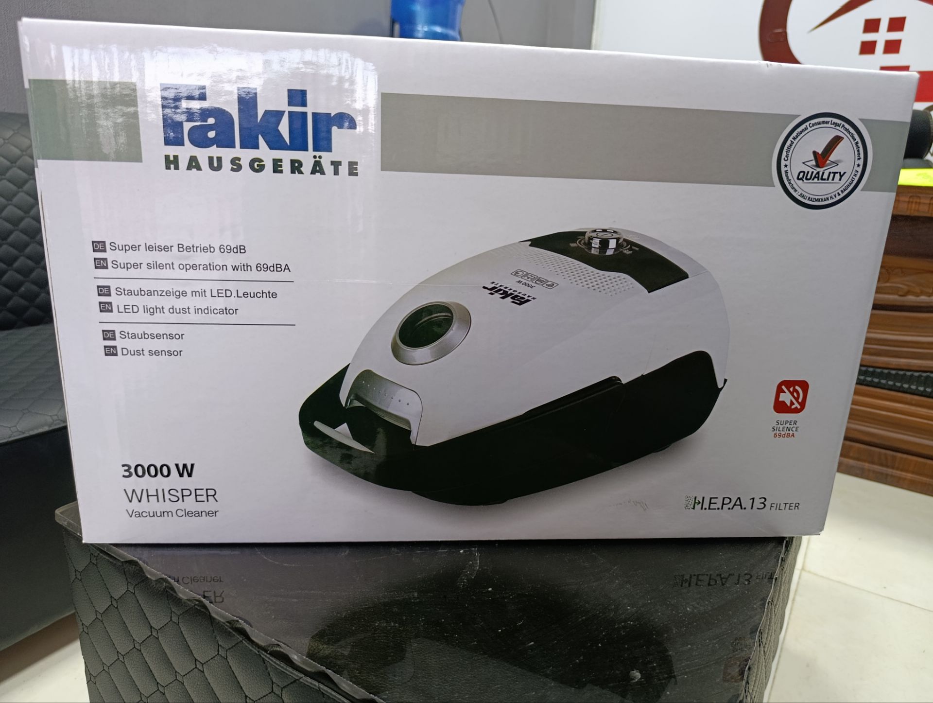 جارو برقی فکر FAKIR (فروش ویژه)مدل HEPA 3000w — تصویر ۳