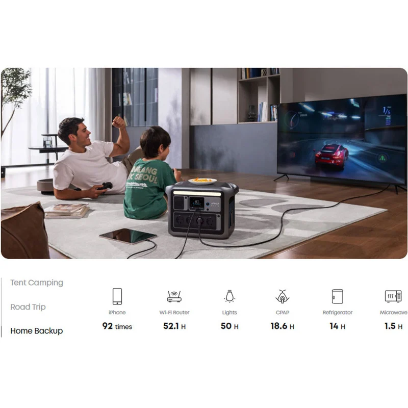 پاور استیشن انکر مدل Solix C1000 A1761 ظرفیت 1056 وات ساعت — تصویر ۸