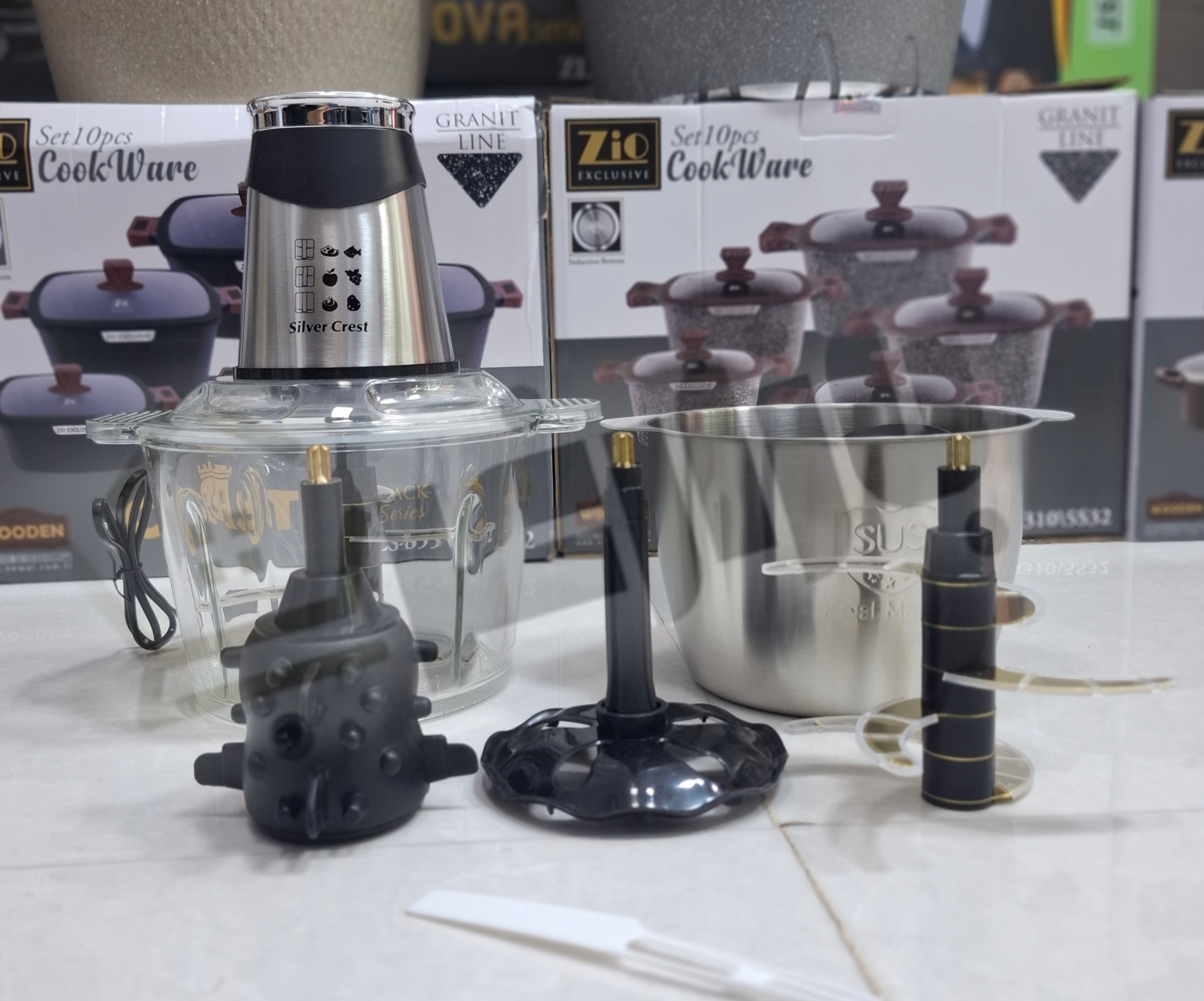 خردکن دوکاسه 6 کاره سیلورکرست (فروش ویژه)مدل SC-2025
