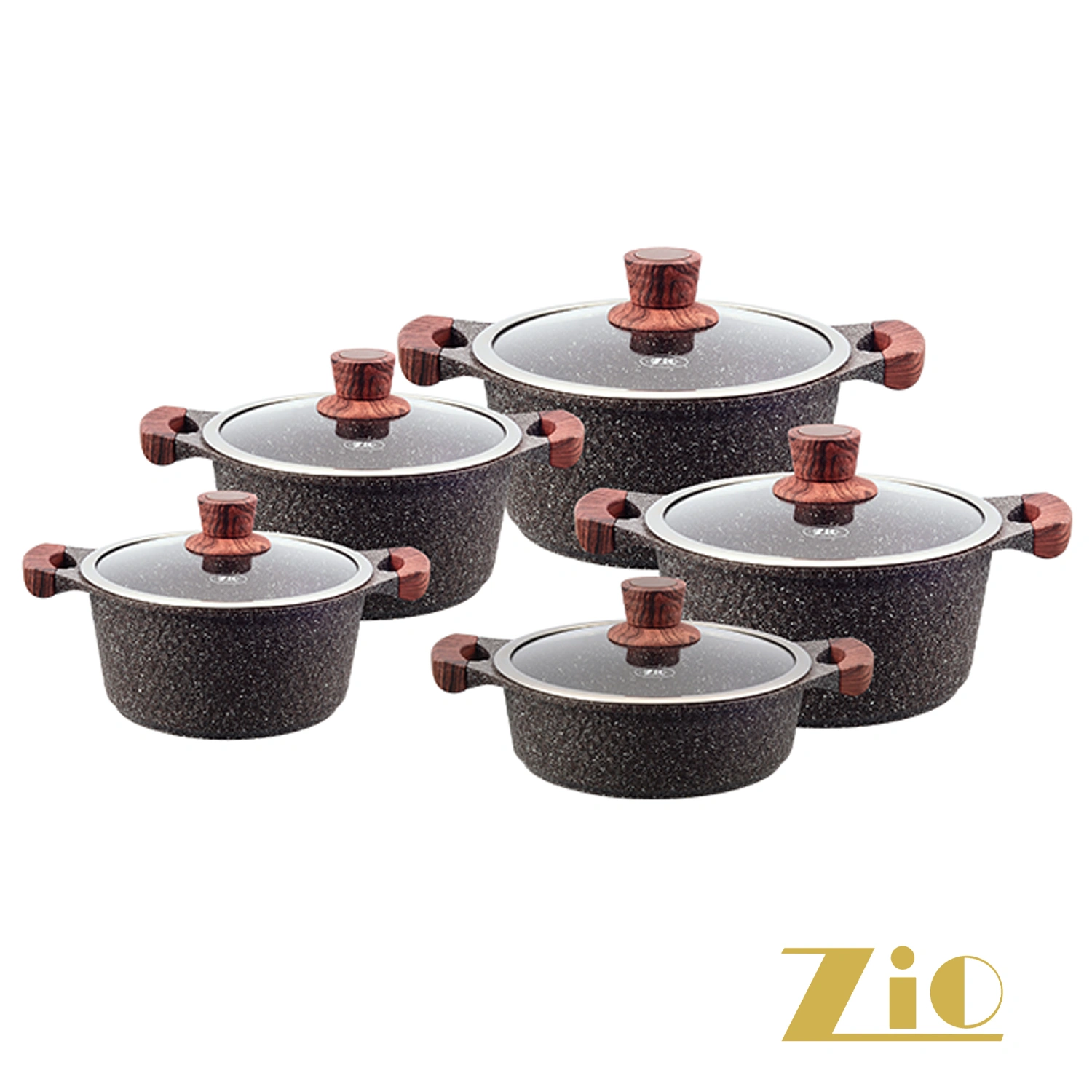 سرویس قابلمه گرانیت زیو مدل ZCS-7120