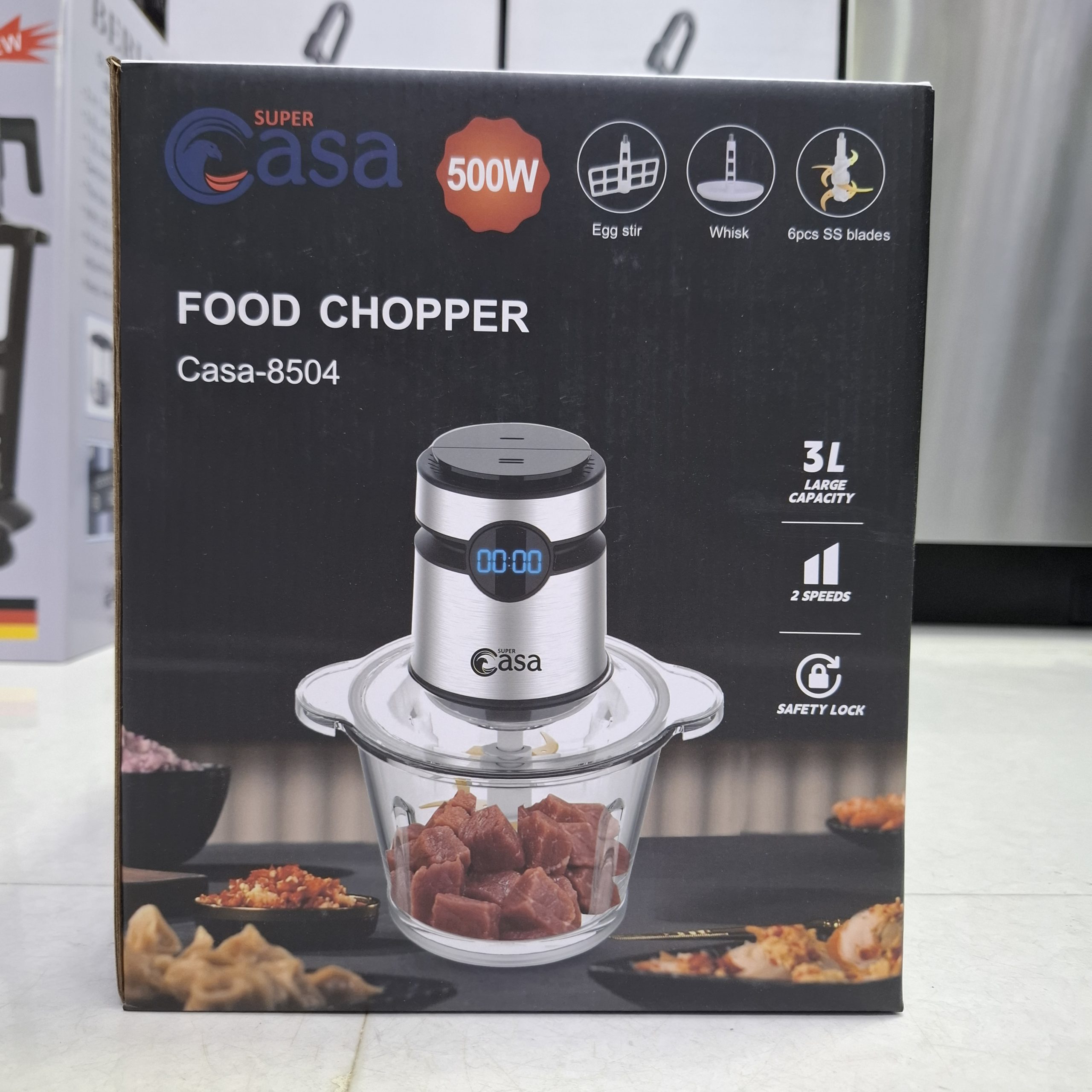 خردکن دیجیتال سوپرکاسا مدل CASA-8504 — تصویر ۳
