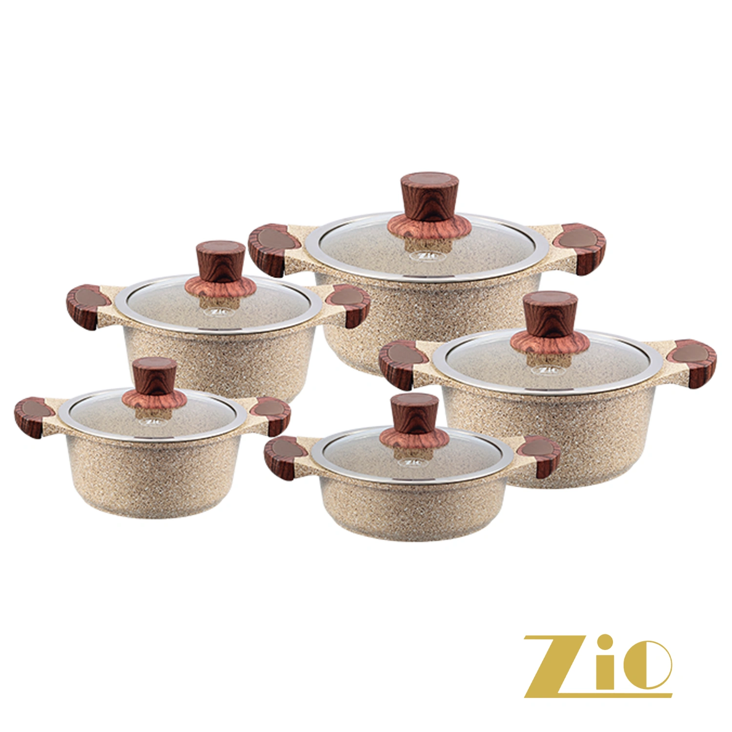 سرویس قابلمه گرانیت زیو مدل ZCS-7130