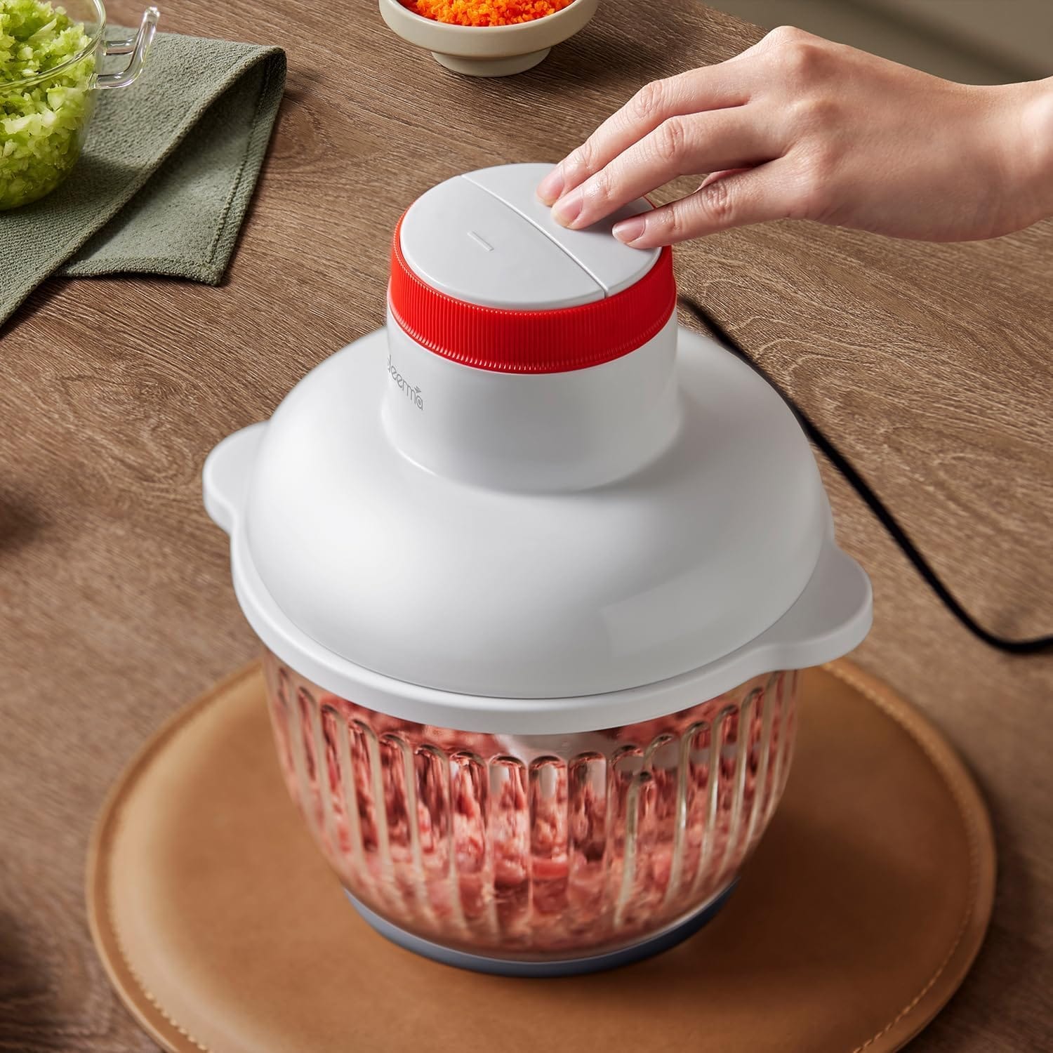 غذاساز چندمنظوره و چرخ گوشت Deerma JR10W شیائومی — تصویر ۳