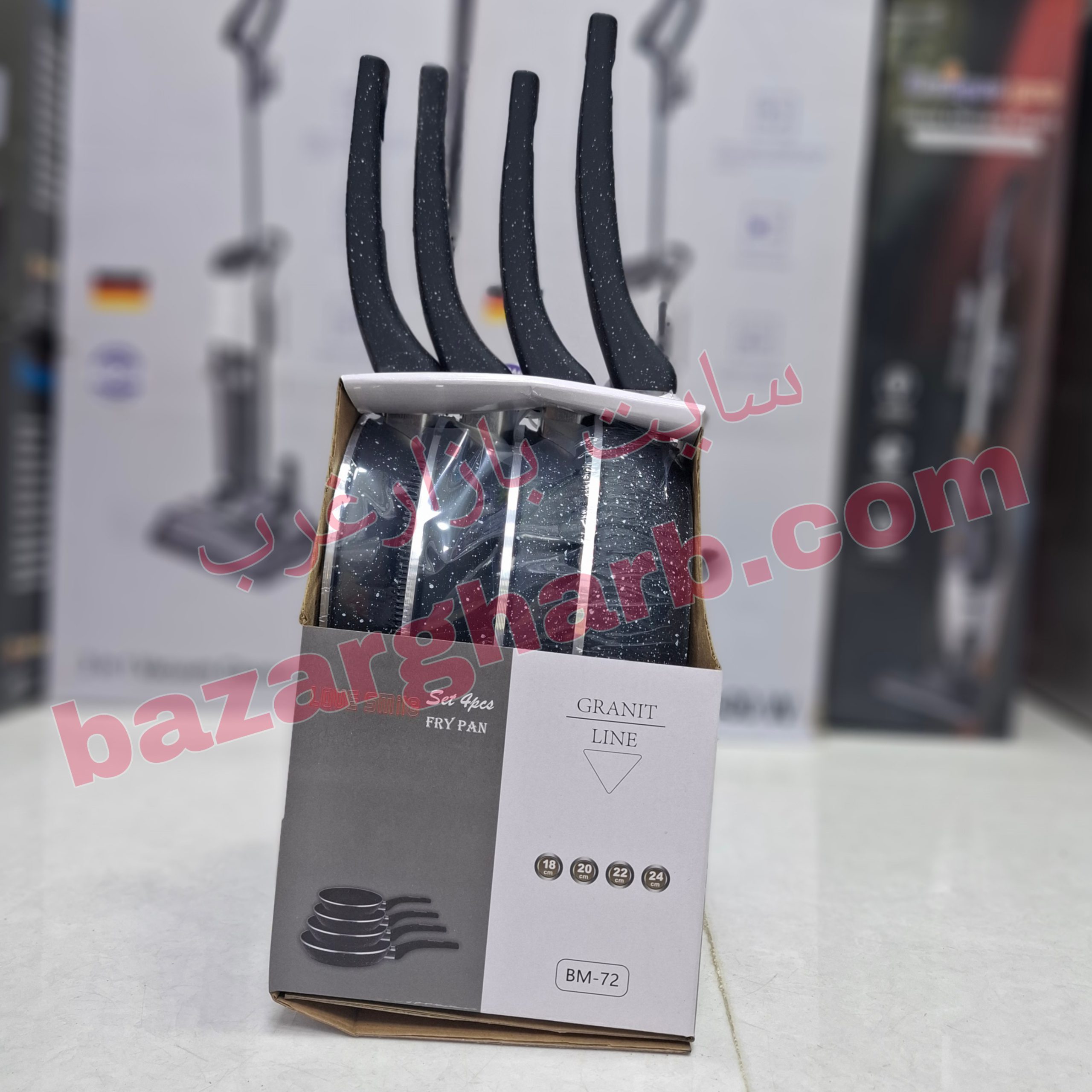 سرویس ماهیتابه 4 پارچه لایو اسمیل مدل BM-72 — تصویر ۴