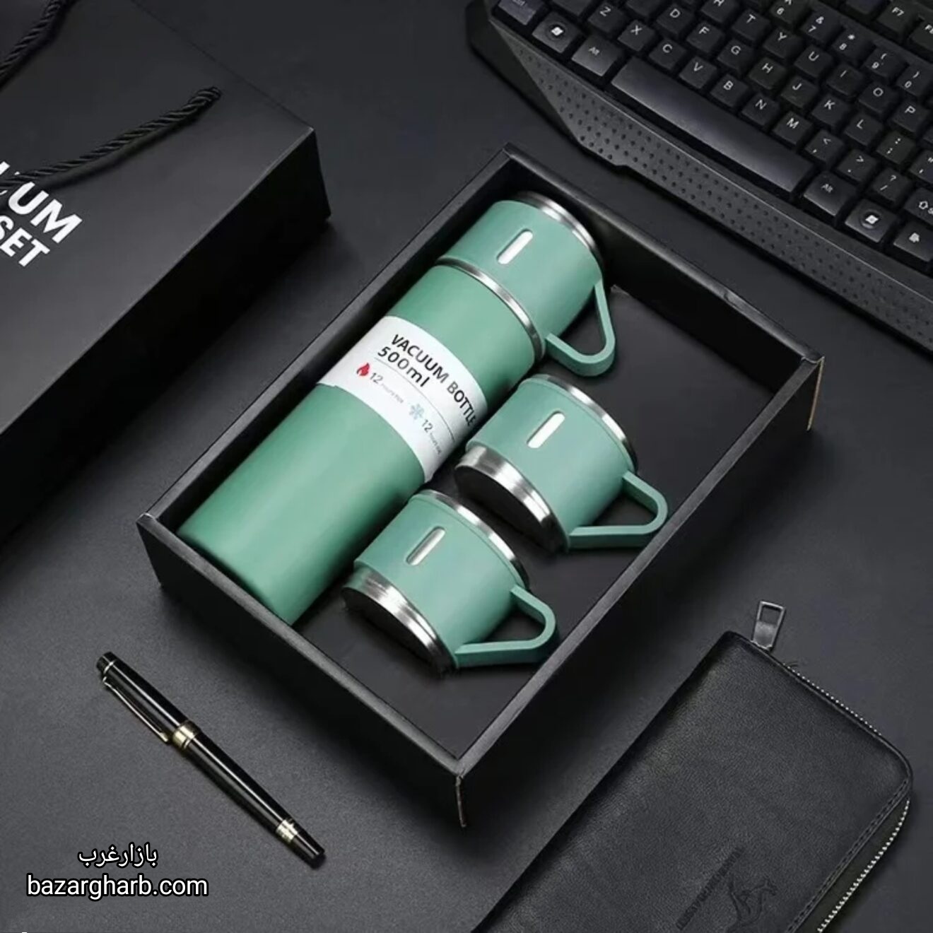 فلاسک 3 لیوان مسافرتی تکنو مدل 3cup — تصویر ۵
