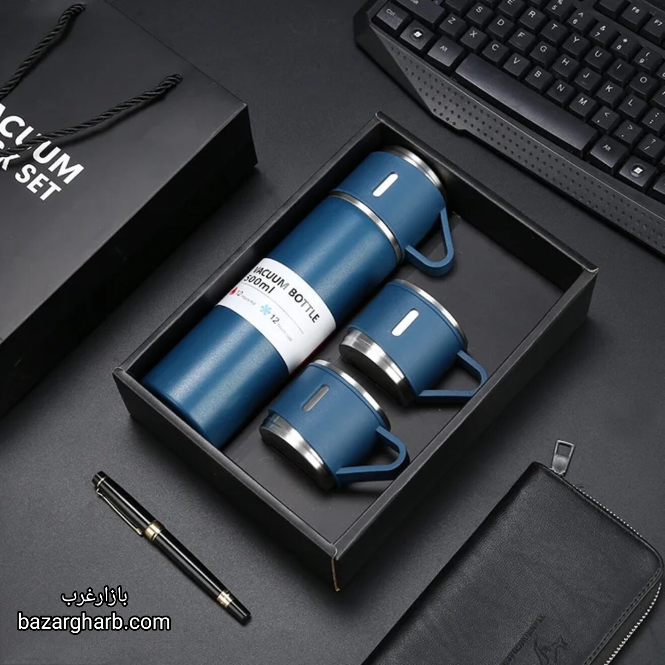 فلاسک 3 لیوان مسافرتی تکنو مدل 3cup — تصویر ۷
