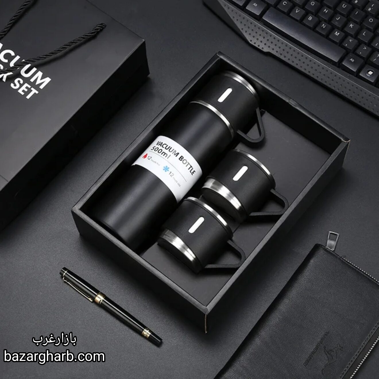 فلاسک 3 لیوان مسافرتی تکنو مدل 3cup — تصویر ۸
