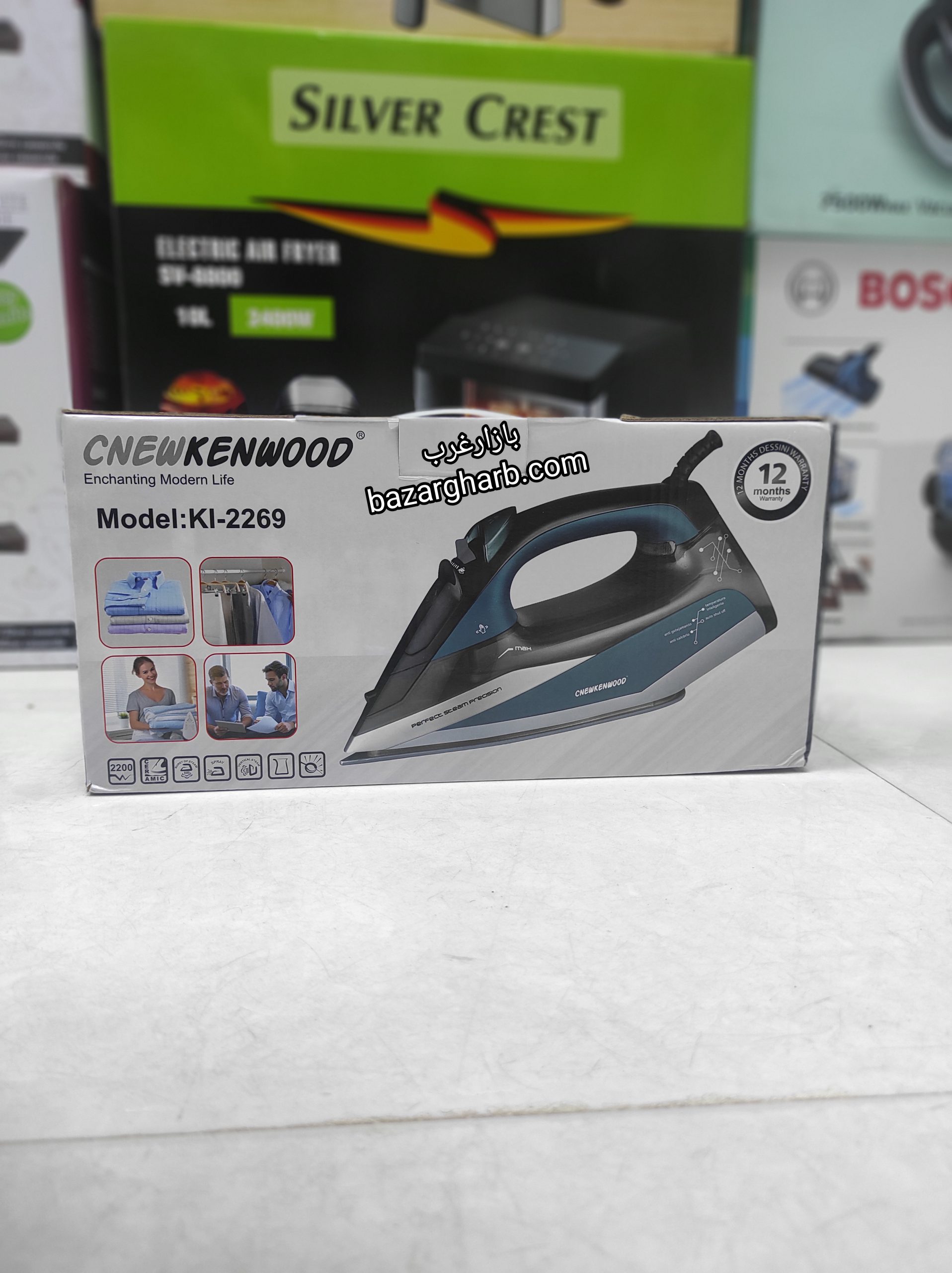 اتو زیره سرامیک CNEWKENWOOD مدل KI-2269 — تصویر ۳