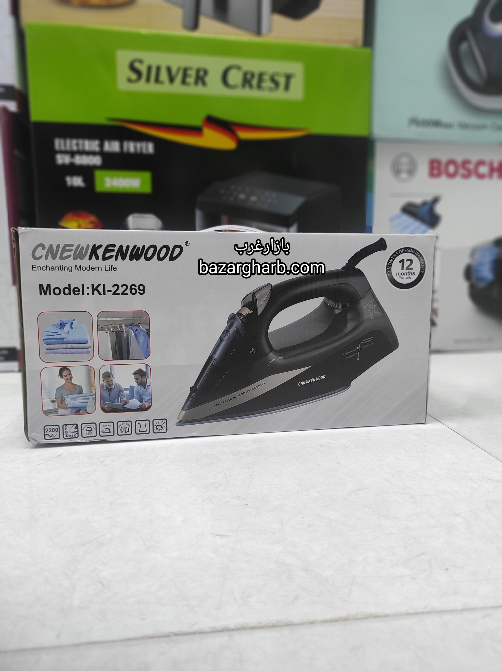 اتو زیره سرامیک CNEWKENWOOD مدل KI-2269 — تصویر ۴