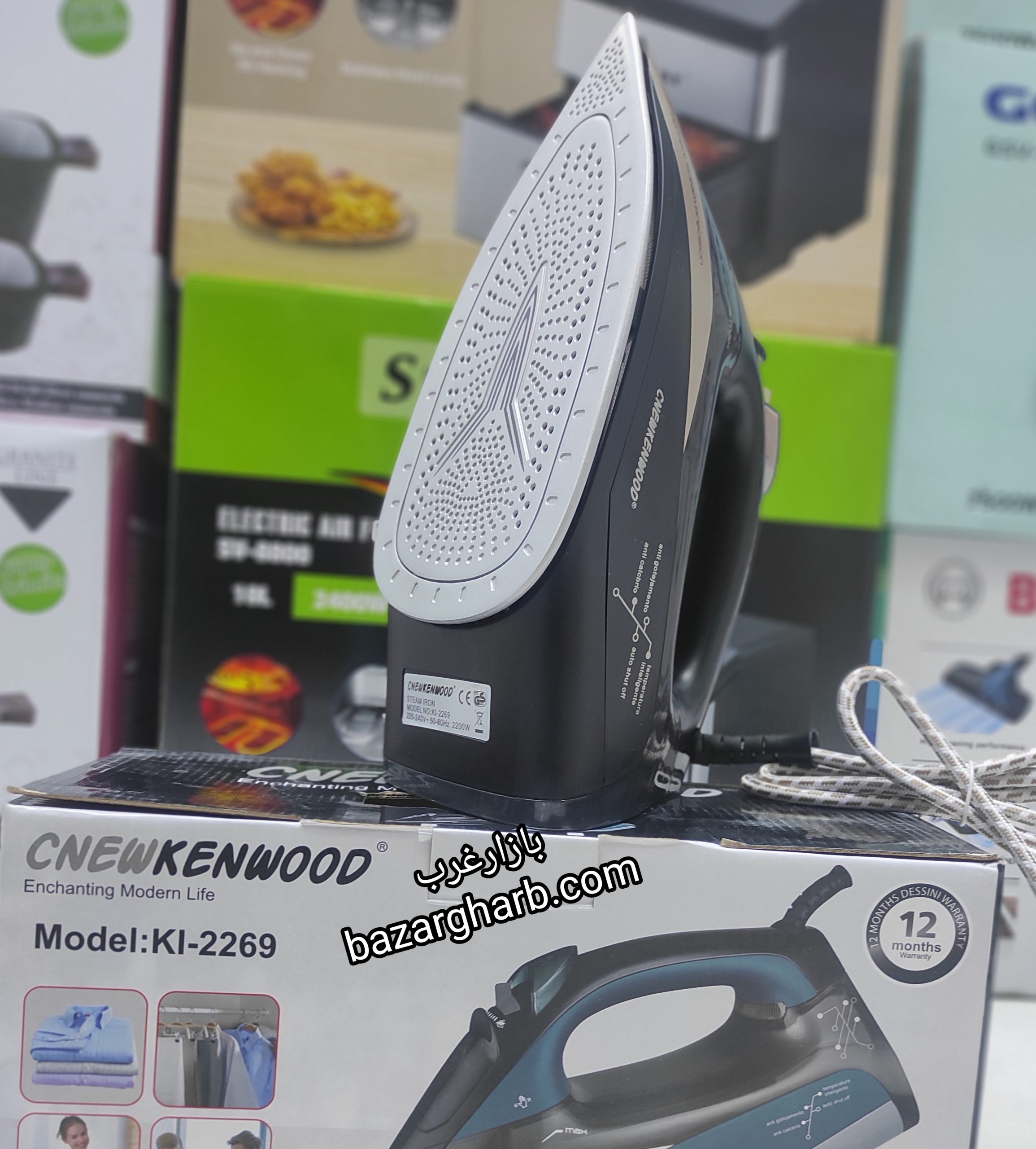 اتو زیره سرامیک CNEWKENWOOD مدل KI-2269 — تصویر ۶