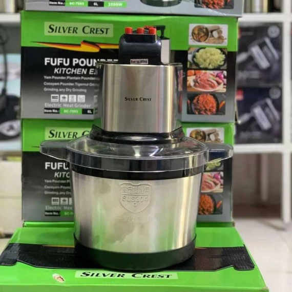 خردکن 6.6 لیتر سیلور کرست کاسه استیل مدل SC-7003 — تصویر ۲