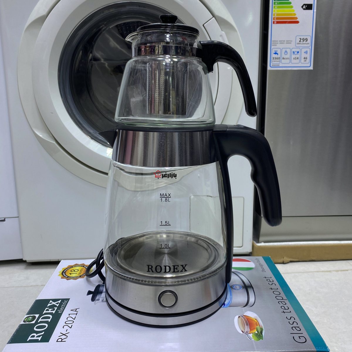 چای ساز روهمی رودکس (RODEX) مدل RX-2021A — تصویر ۲