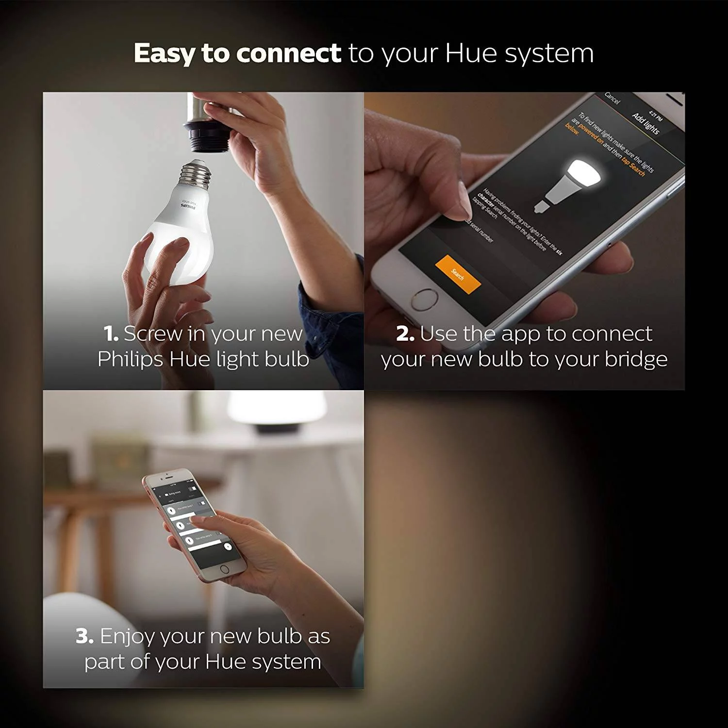 لامپ 9 وات فیلیپس مدل Hue 1100 پایه E27 — تصویر ۵