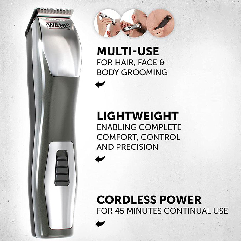 ست ماشین اصلاح موی صورت و بدن وال مدل Chromium 11-in-1 Multigroomer — تصویر ۴