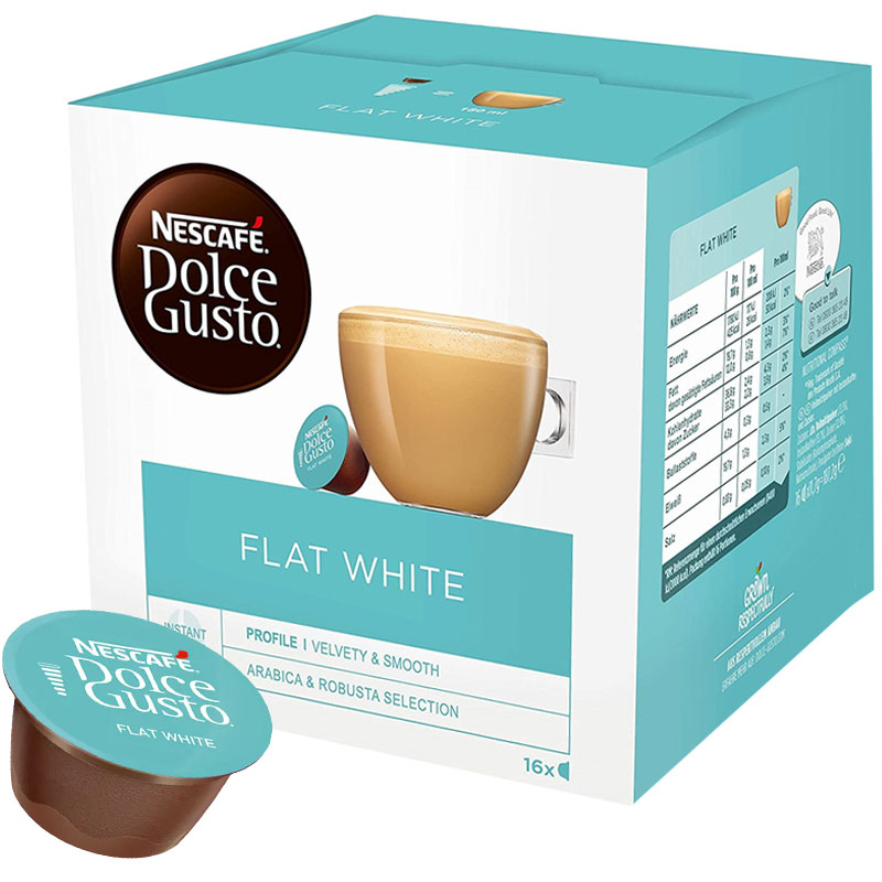 کپسول قهوه دولچه گوستو 16عددی مدل Flat white — تصویر ۲