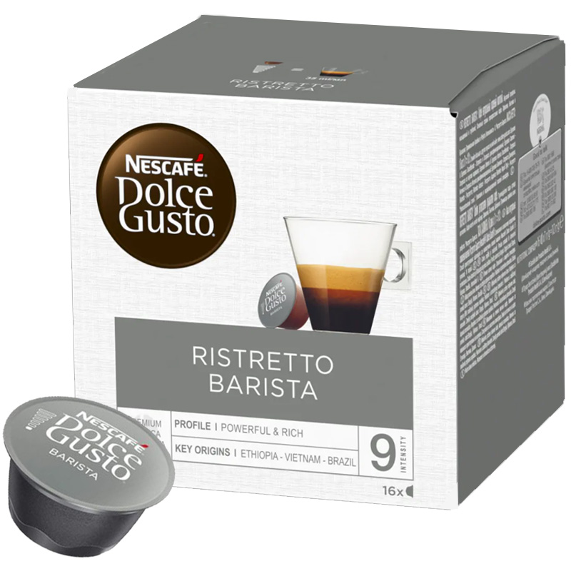 کپسول قهوه دولچه گوستو 16عددی مدل Ristretto Barista — تصویر ۲