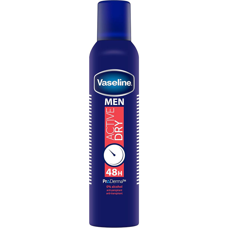 اسپری ضدتعریق آقایان وازلین مدل Active Dry — تصویر ۲
