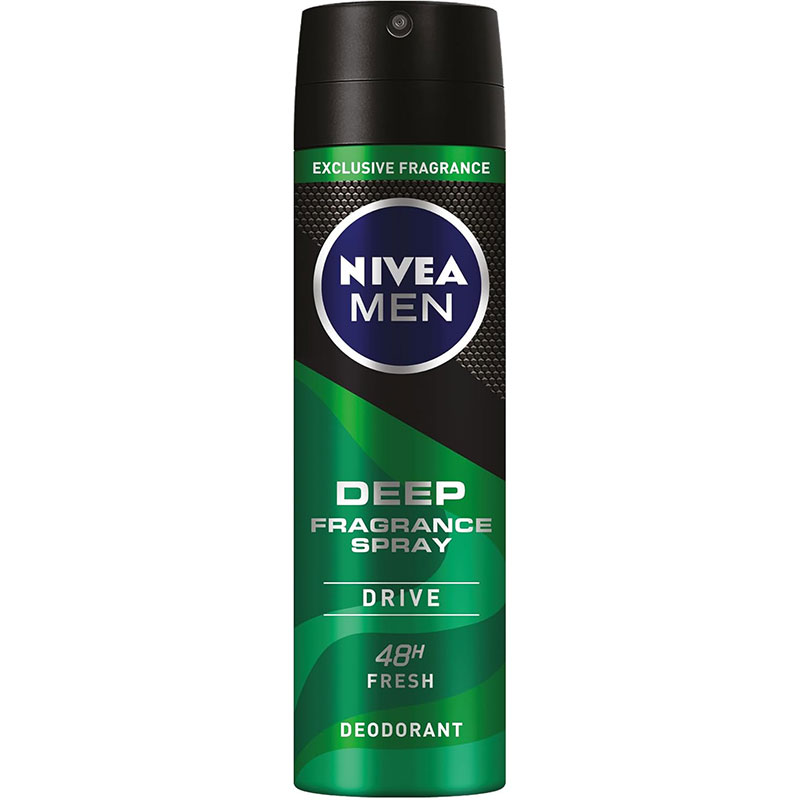 اسپری خوشبوکننده مردانه نیوآ مدل NIVEA Deep Fragrance Spray Drive