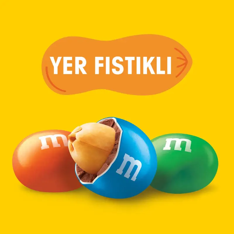 دراژه شکلاتی با مغز بادام زمینی 45 گرمیM&amp;M’s — تصویر ۴
