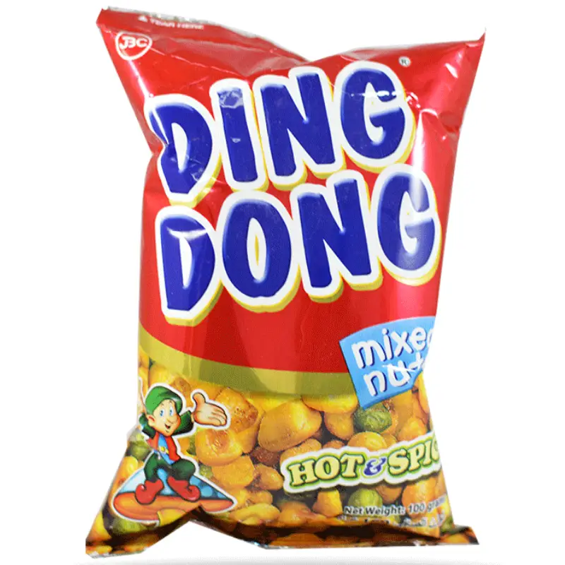 آجیل میکس تند دینگ دونگ قرمز DING DONG — تصویر ۲