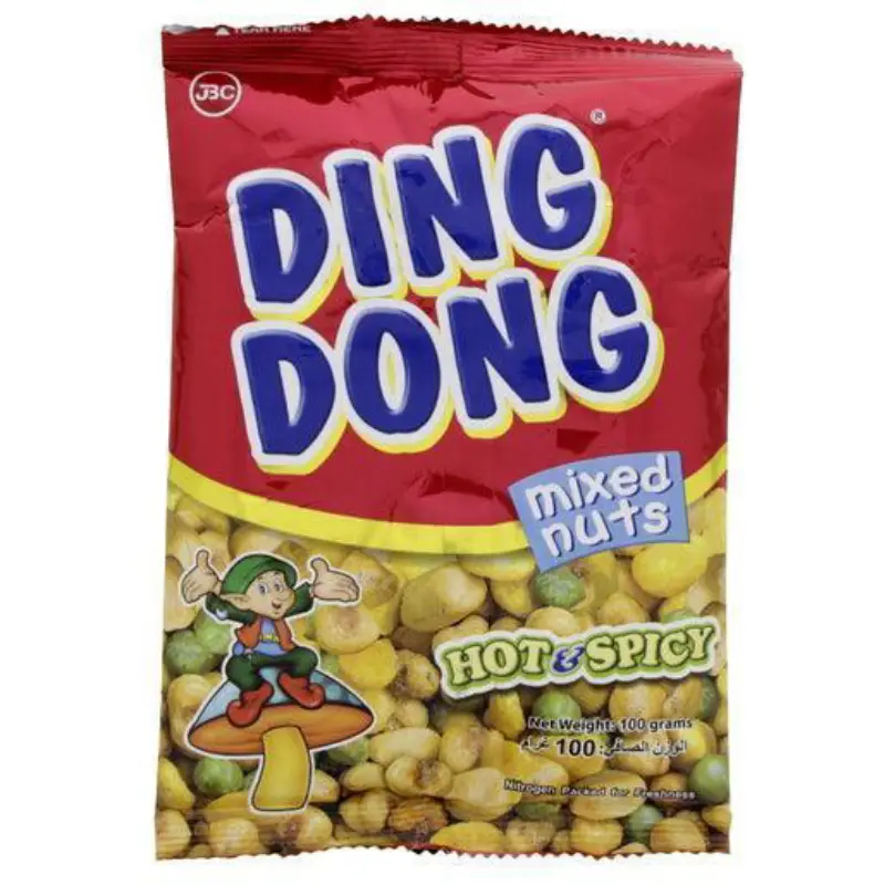 آجیل میکس تند دینگ دونگ قرمز DING DONG — تصویر ۳