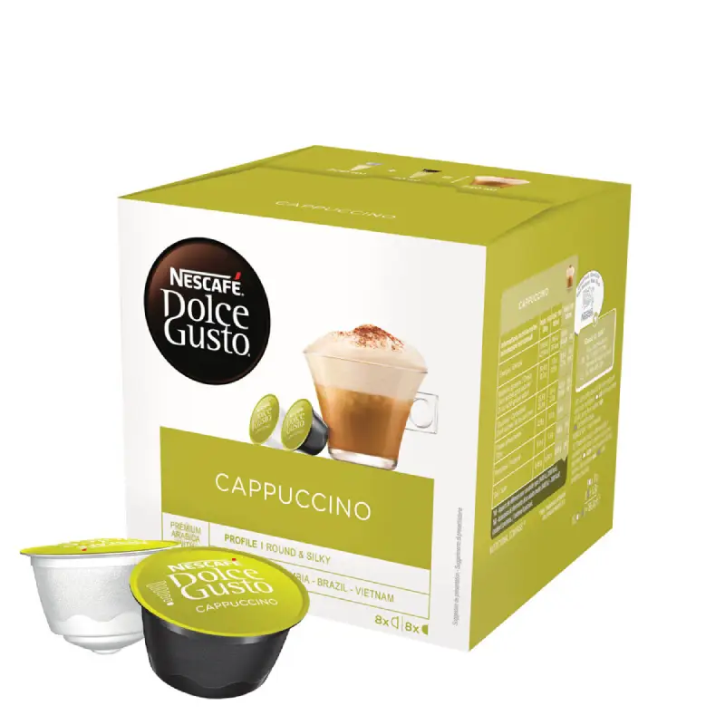 کپسول قهوه دولچه گوستو کاپوچینو cappuccino — تصویر ۴
