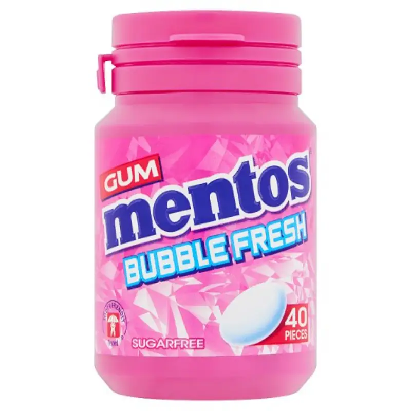 آدامس بشکه ای بادکنکی bubble fresh منتوس