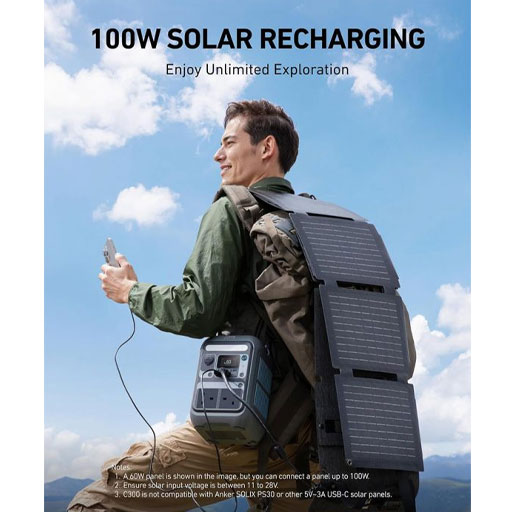 پاور استیشن انکر Anker SOLIX C300 DC 288Wh Power Station — تصویر ۴
