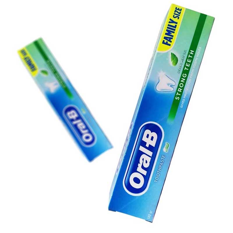 خمیر دندان اورال بی سری Strong Teeth با طعم نعناع گیاهی — تصویر ۳