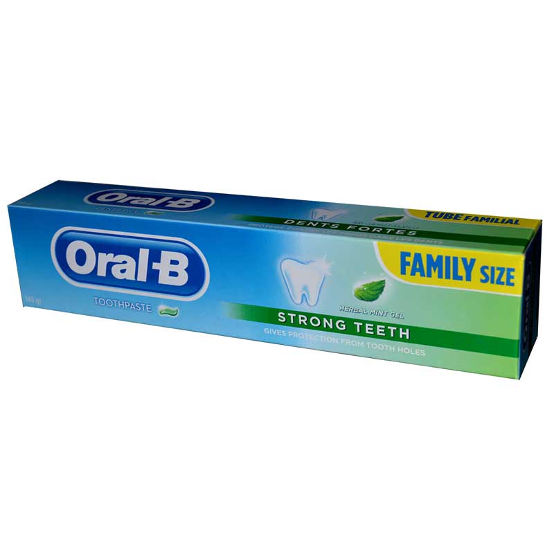 خمیر دندان اورال بی سری Strong Teeth با طعم نعناع گیاهی — تصویر ۴