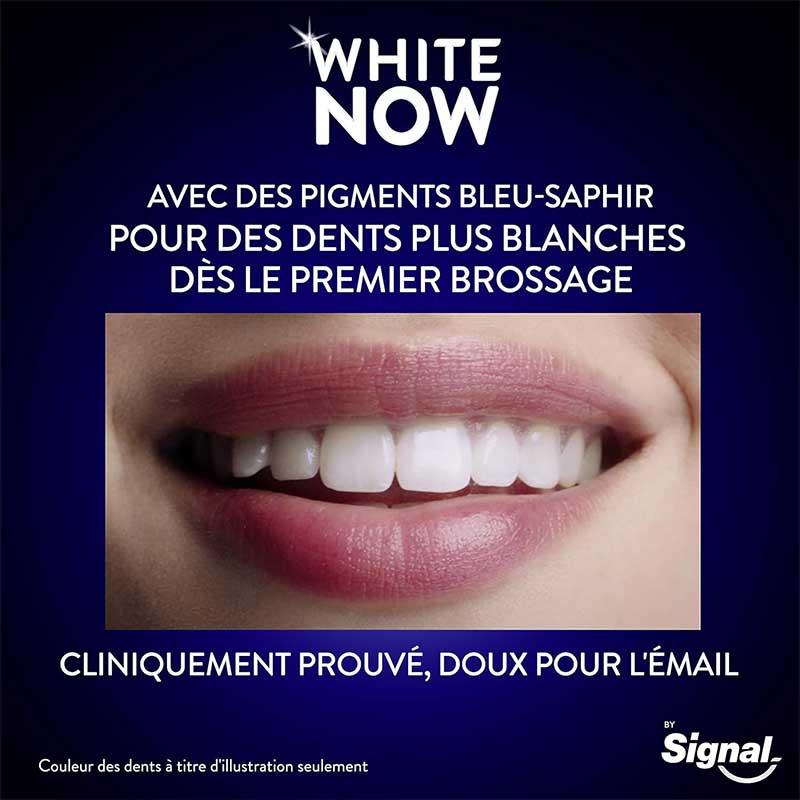 خمیر دندان سیگنال مدل WHITE NOW (+1 TEINTE DE BLANC) — تصویر ۳