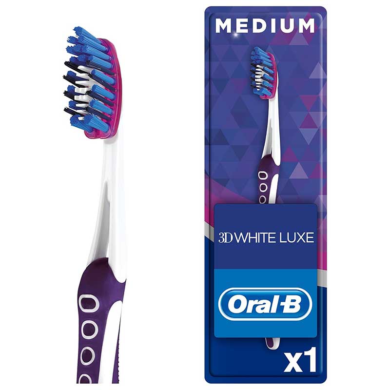 مسواک اورال بی مدل Pro-Flex 3D White Luxe با برس متوسط — تصویر ۴
