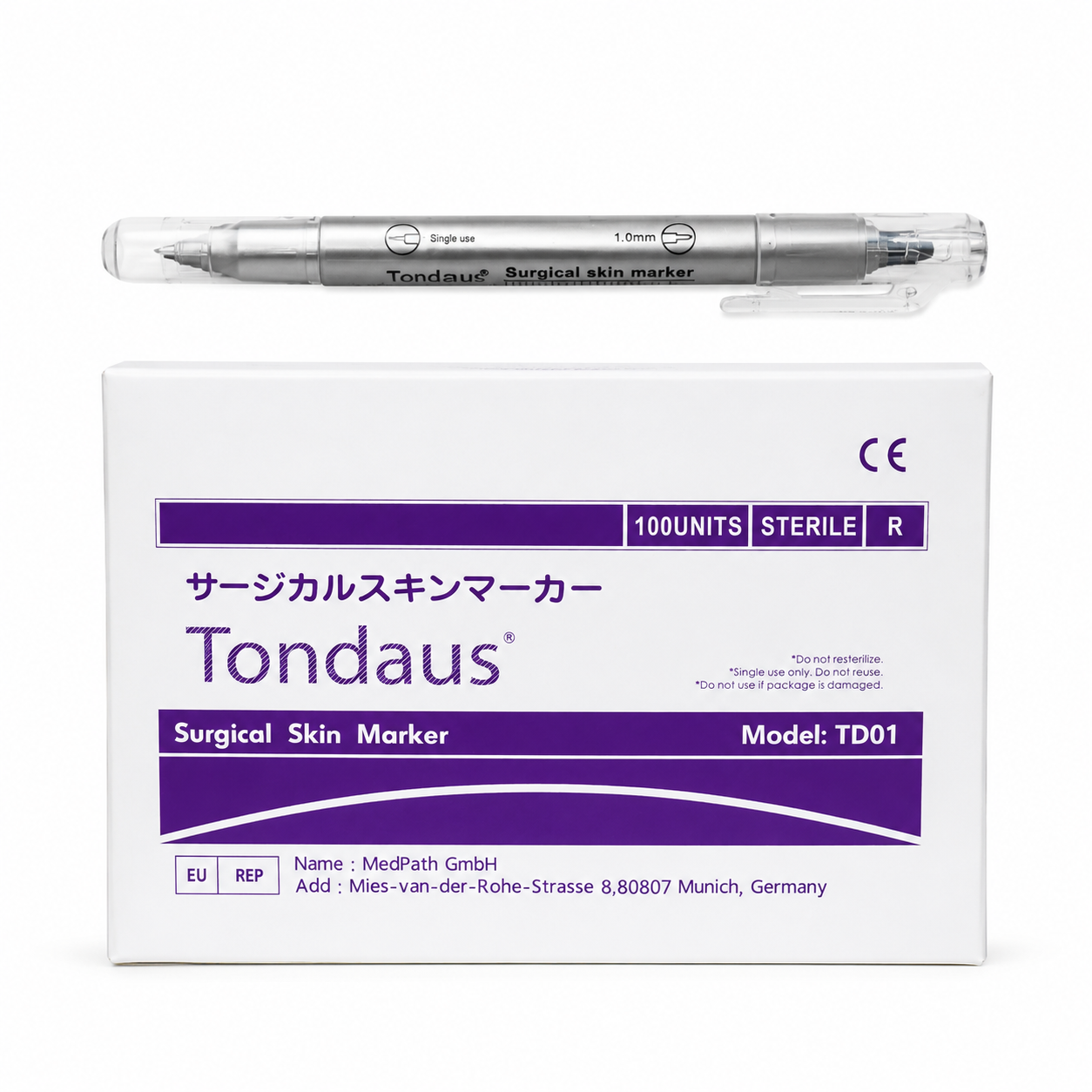 قلم مارکر یک سر و دو سر TONDAUS — تصویر ۲