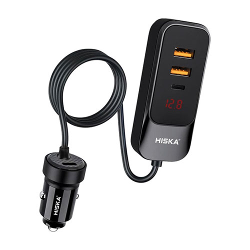 شارژر فندکی 120 وات هیسکا Hiska HCC-327 120W