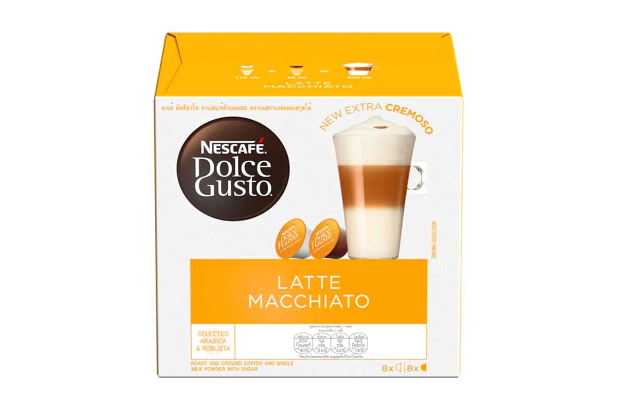 کپسول قهوه نسکافه دولچه گوستو Latte Macchiato