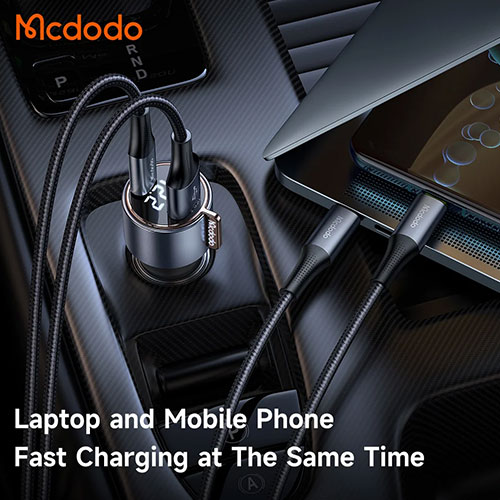 شارژر فندکی 75 وات مک‌دودو Mcdodo CC-369 — تصویر ۴