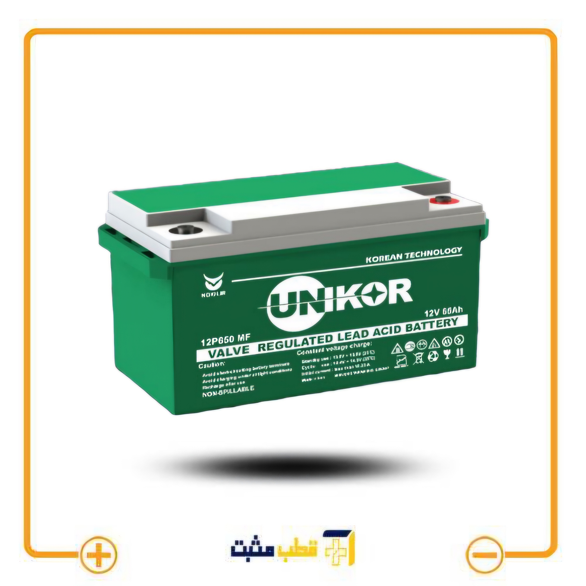 باتری یو پی اس 65 آمپر یونیکور 12V 65AH UNIKOR — تصویر ۵