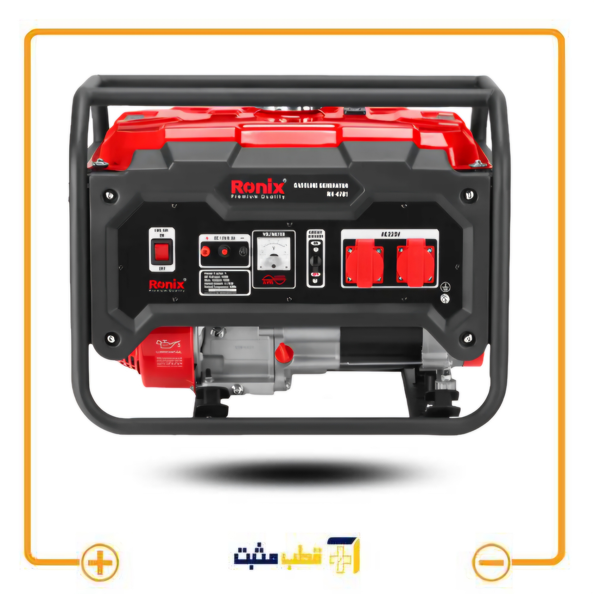 موتور برق 4 کیلو وات رونیکس Ronix مدل 4781 — تصویر ۴