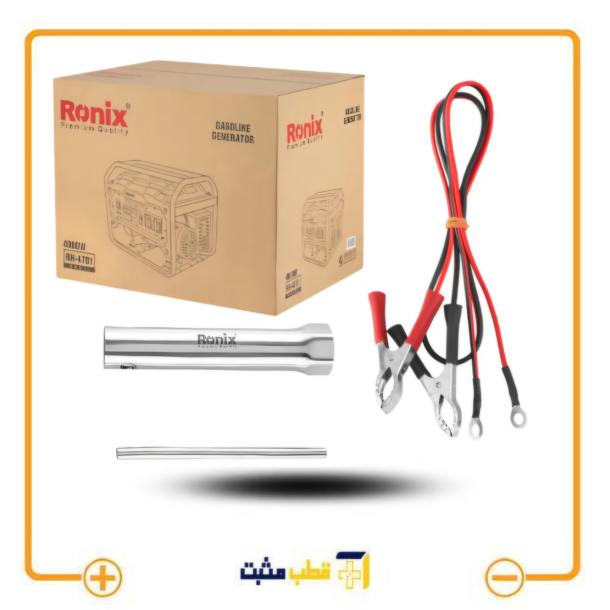 موتور برق 4 کیلو وات رونیکس Ronix مدل 4781 — تصویر ۵