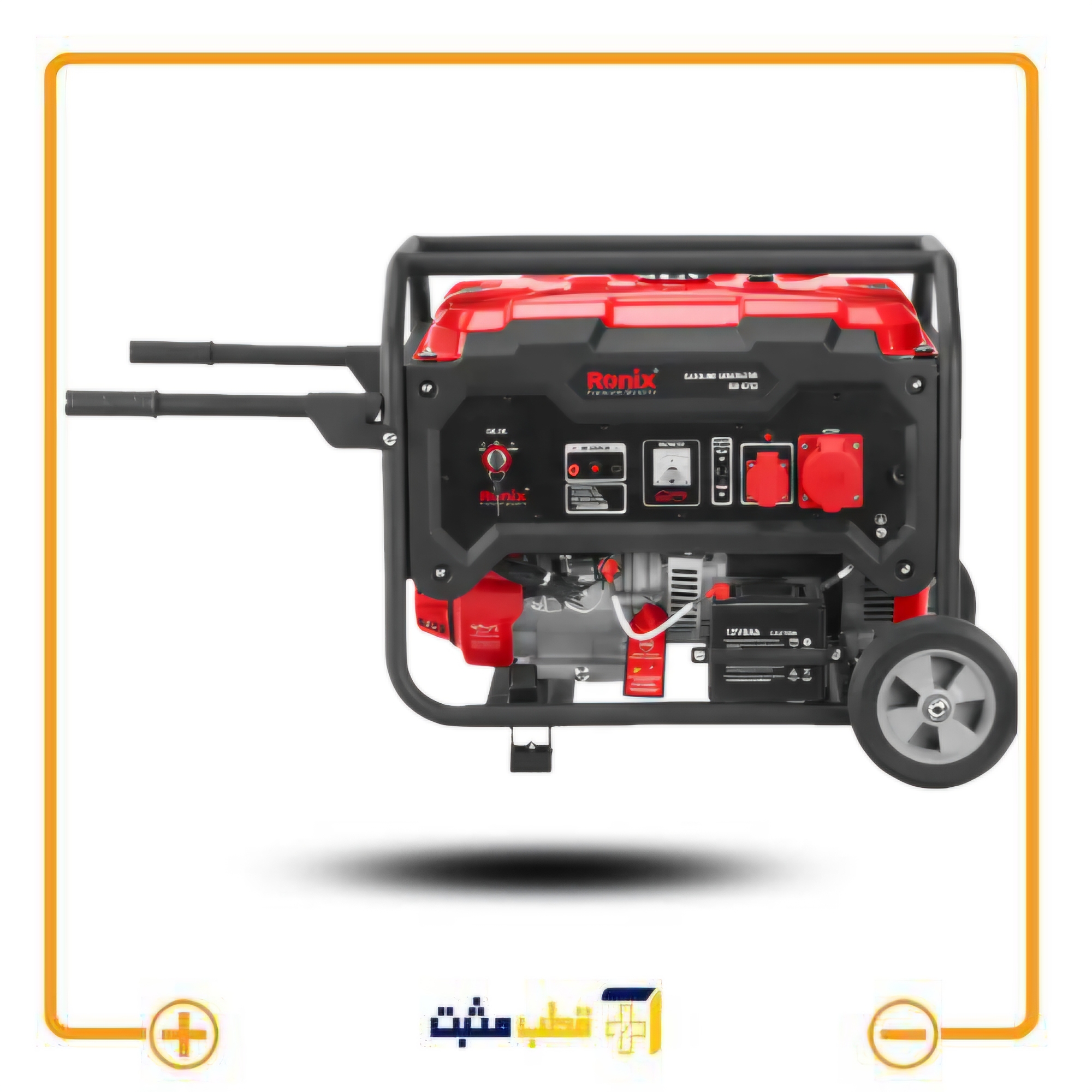 موتور برق 6.5 کیلو وات رونیکس Ronix مدل 4783 — تصویر ۴