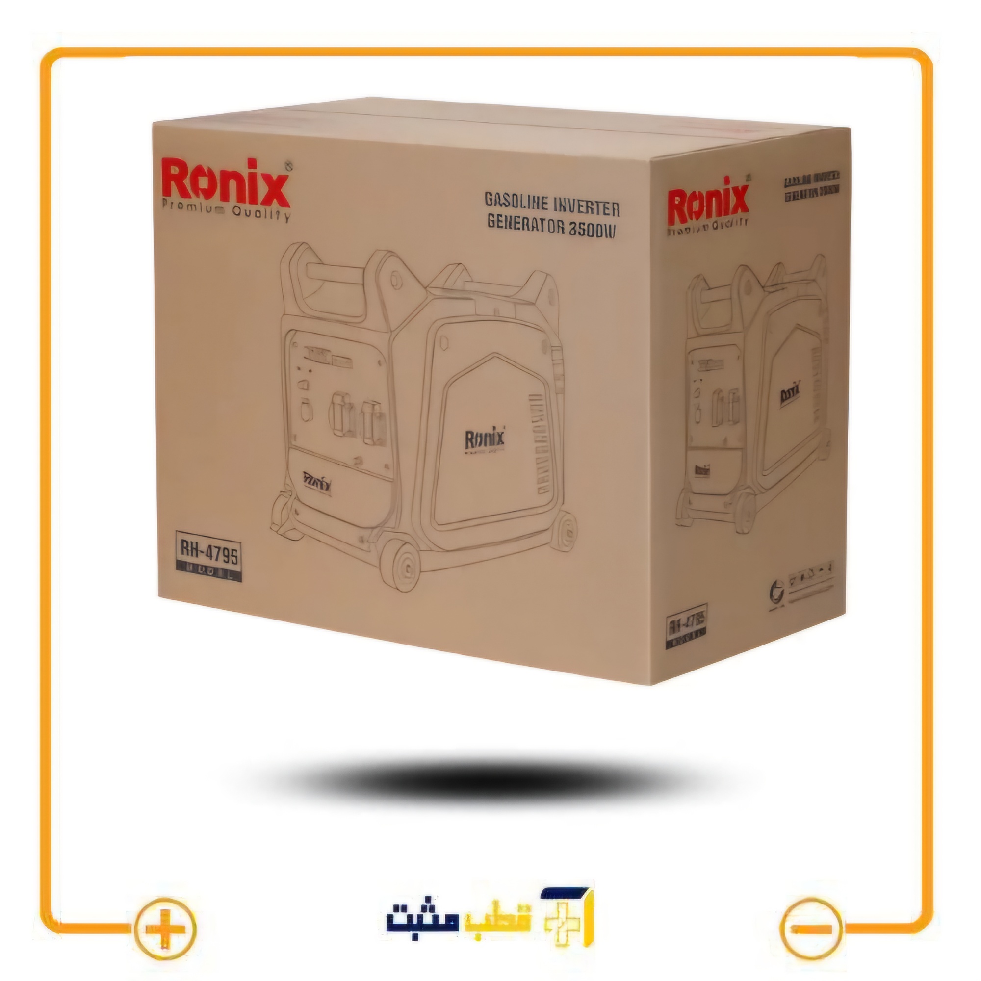 موتور برق اینورتر سایلنت ۳.۵ کیلو وات مدل 4795 رونیکس Ronix — تصویر ۵