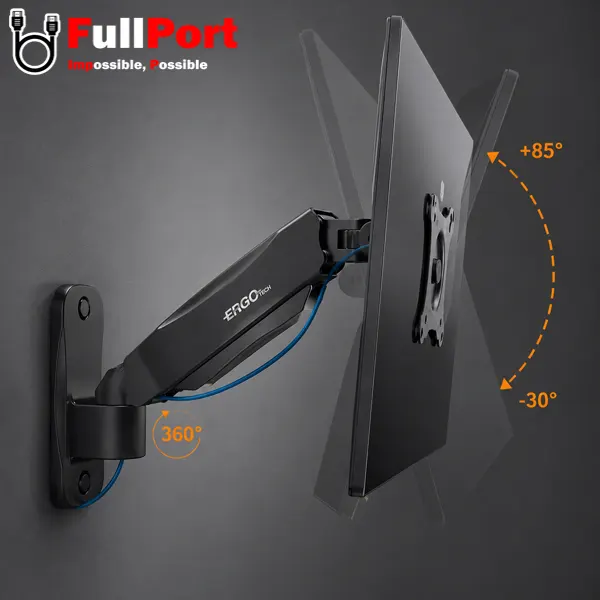 پایه نگهدارنده مانیتور دیواری فنری ERGO مدل WLA007 — تصویر ۷