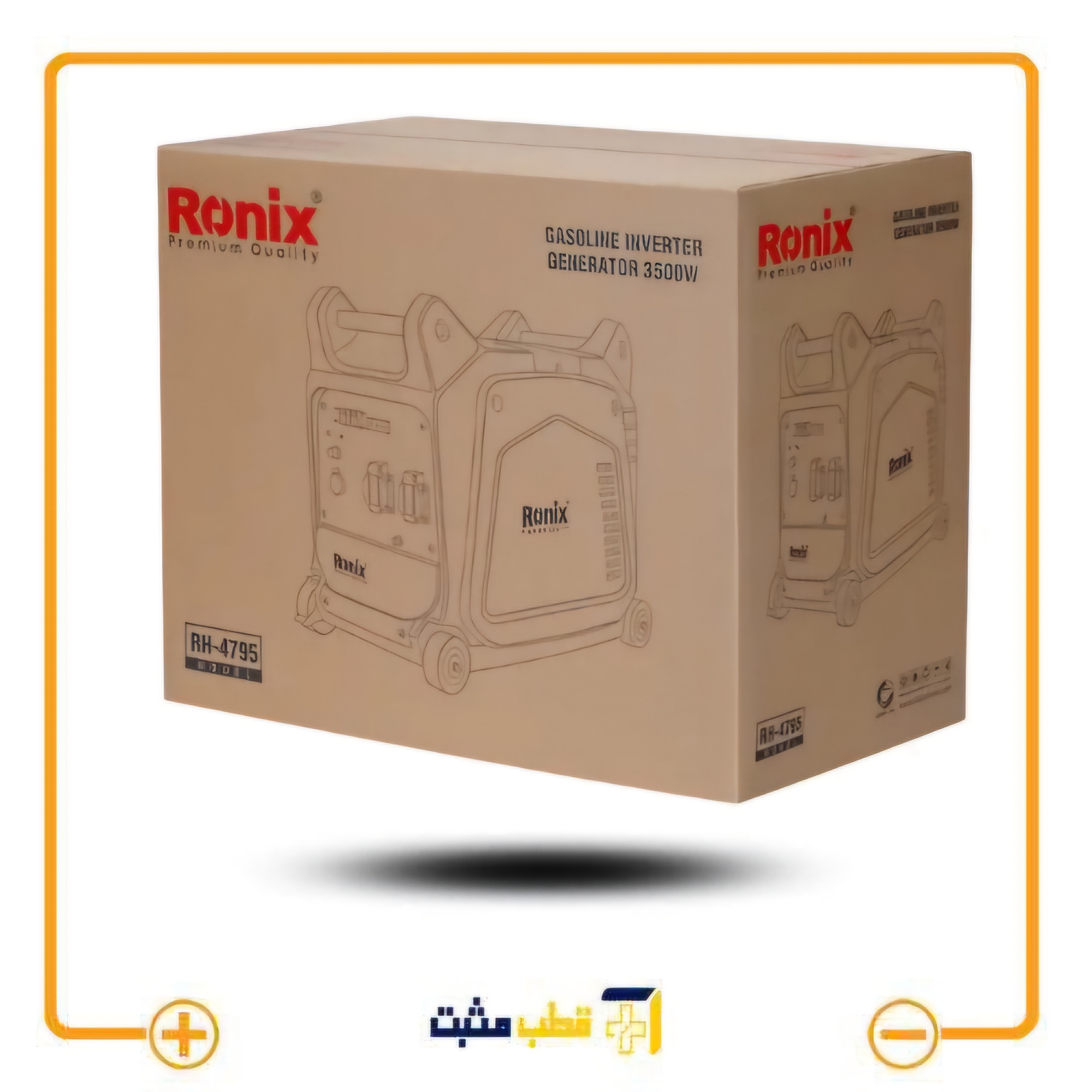 ژنراتور اینورتر 2.6 کیلو وات مدل 4794 رونیکس Ronix — تصویر ۸