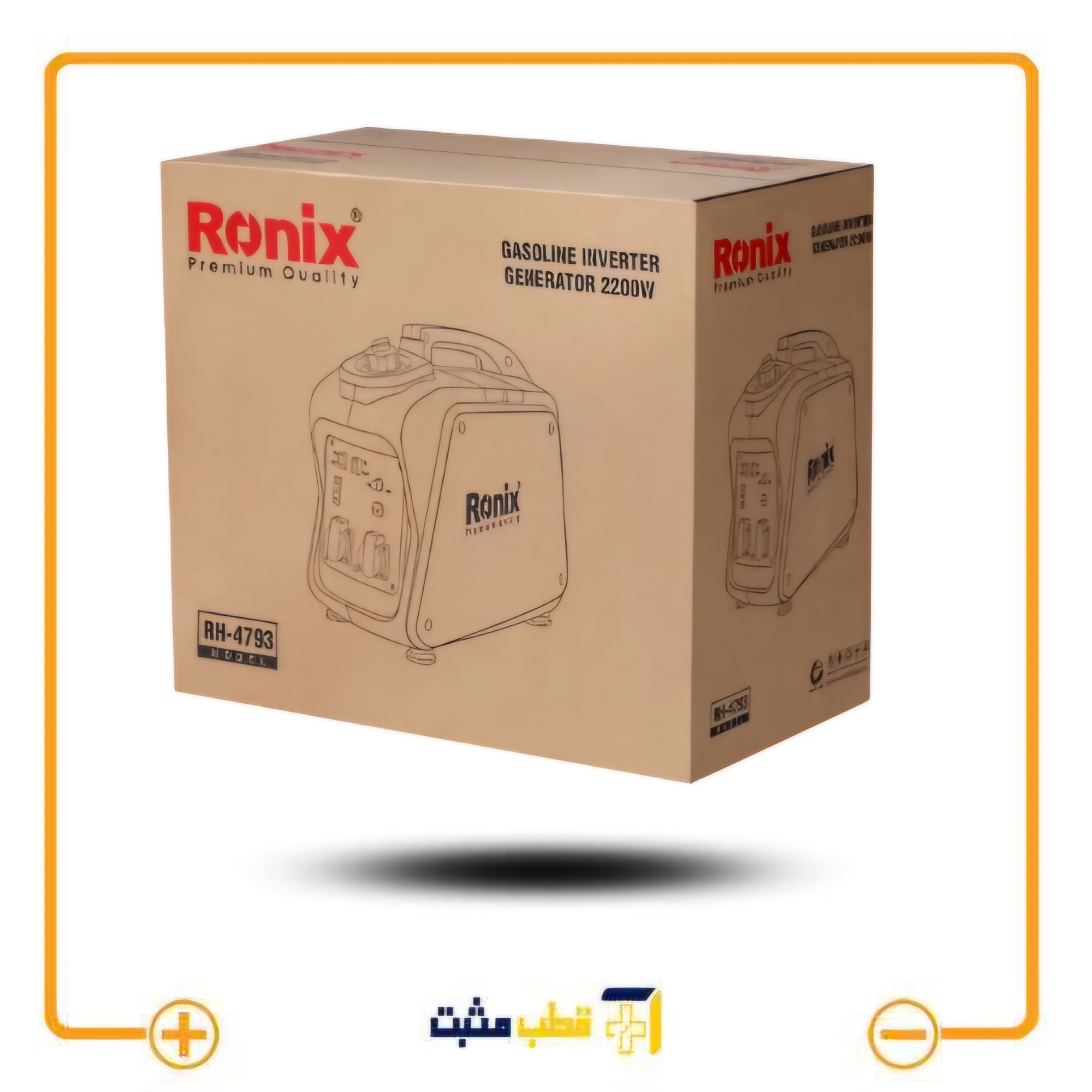 ژنراتور اینورتر سایلنت 2.2 کیلو وات مدل 4793 رونیکس Ronix — تصویر ۳