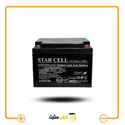 باتری یو پی اس 28 آمپر ساعت استارسل – 12V 28Ah Star Cell — تصویر ۲