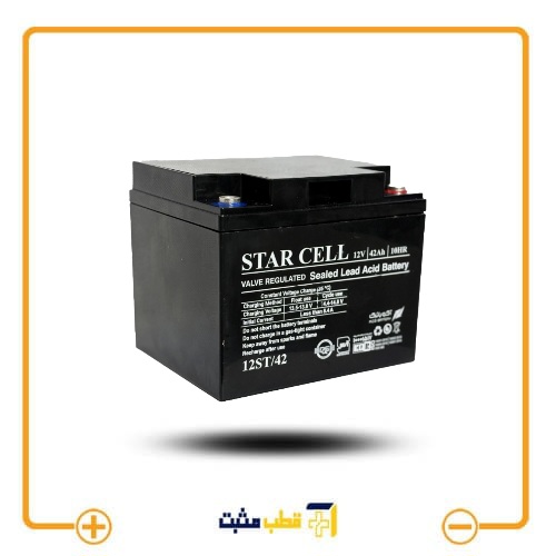 باتری یو پی اس 42 آمپر ساعت استارسل – 12V 42Ah Star Cell — تصویر ۲